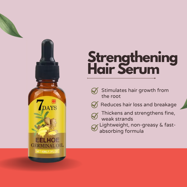 Hair Reboot™ – Red Light Therapy Brush + Free Strengthening Serum