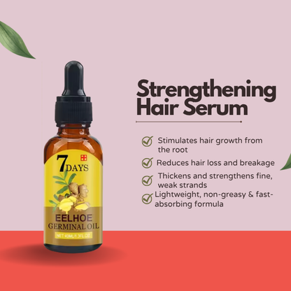 Hair Reboot™ – Red Light Therapy Brush + Free Strengthening Serum