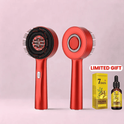 Hair Reboot™ – Red Light Therapy Brush + Free Strengthening Serum