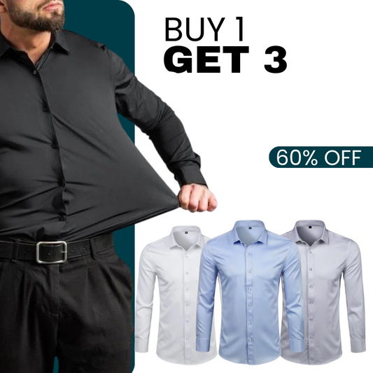 TechFlex Shirt – Buy 1 Get 3 Wrinkle-Free Dress Shirts