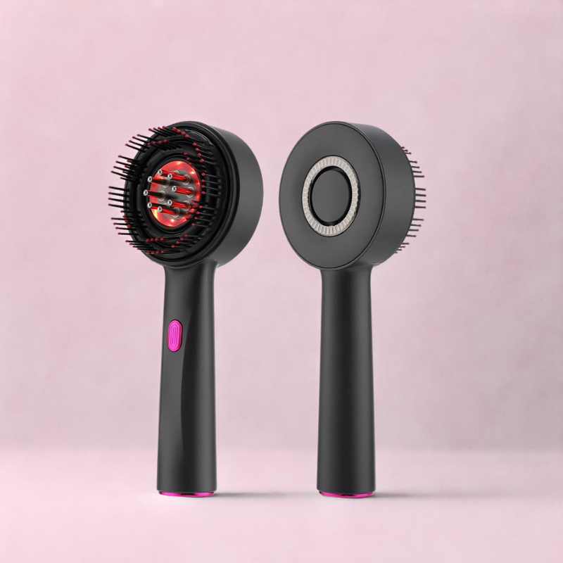 Hair Reboot™ – Red Light Therapy Brush + Free Strengthening Serum